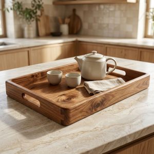Decorative Wooden Serving Tray