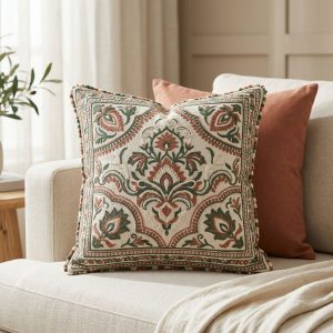 Embroidered Cushion Cover